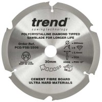 Trend PCD/FSB/2506 Fibre Cement Sawblade PCD 250X6TX30 £89.23